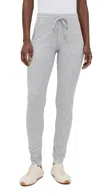 Éterne Chloe Drawstring Thermal Pants Heather Grey In Gray