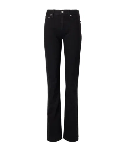 Éterne Chloe High-rise Straight-leg Jeans In Black