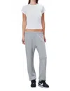 Éterne Classic French Terry Cinched-cuff Sweatpants In Gray