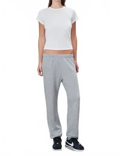 Éterne Classic French Terry Cinched-cuff Sweatpants In Gray