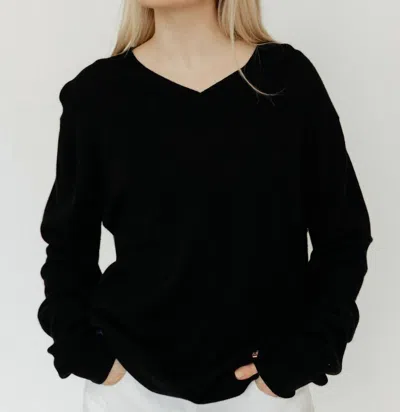 Éterne Clive Cashmere Sweater In Black