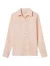 Éterne Constance Button-down Cotton Shirts In Pink