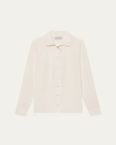 Éterne Constance Gauze Top In Neutral