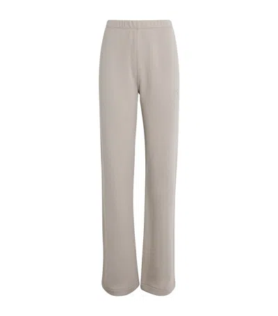 Éterne Cotton-blend Straight-leg Sweatpants In Beige