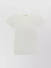 Éterne Short Sleeve Stretch Cotton T-shirt In Ivory