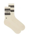 Éterne コットンロゴスポーツソックス In White