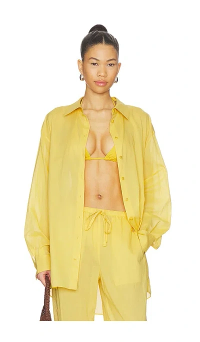 Éterne Cotton Lucien Top In Yellow