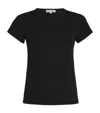 Éterne Fitted Crewneck Short-sleeve T-shirt In Black