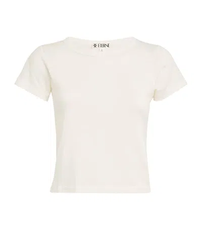 Éterne Cotton-modal Baby T-shirt In Ivory