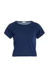 Éterne Cotton-modal Baby Tee In Blue