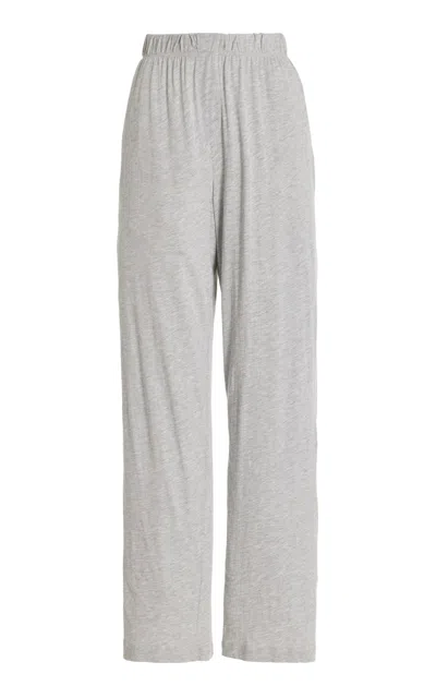 Éterne Cotton-modal Lounge Pants In Grey