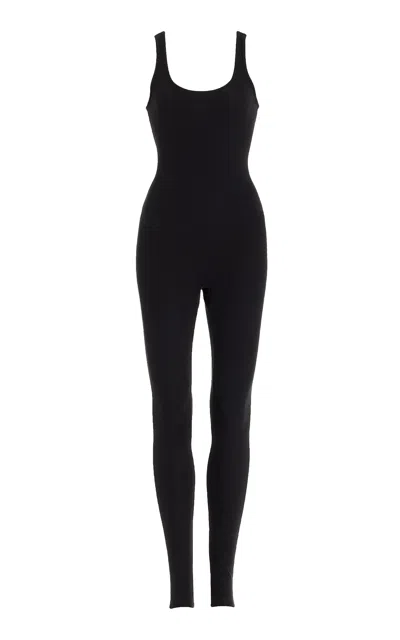 Éterne Cotton-modal Tank Catsuit In Black