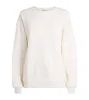 Éterne Oversized Crewneck Sweatshirt In White