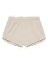 Éterne Cotton Track Shorts In White