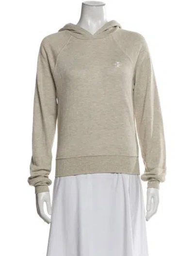 Pre-owned Éterne Crew Neck Long Sleeve Hoodie In Neutral