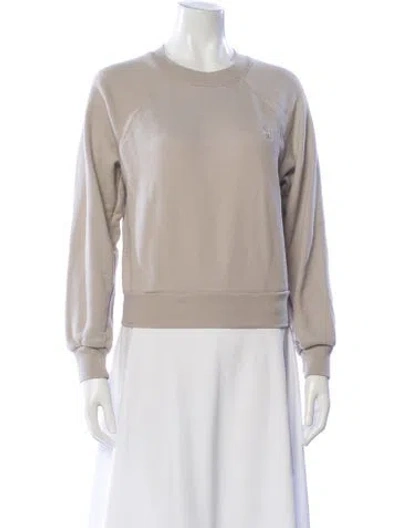 Pre-owned Éterne Crew Neck Long Sleeve Sweatshirt In Gray