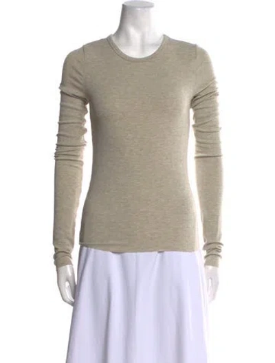 Pre-owned Éterne Crew Neck Long Sleeve Sweatshirt In Neutral