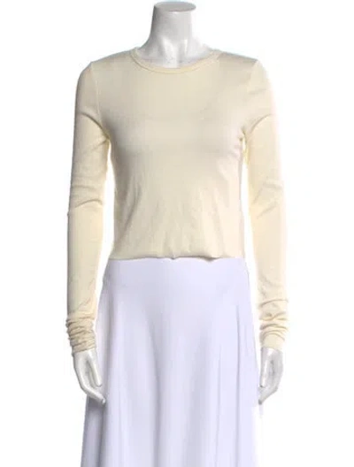 Pre-owned Éterne Crew Neck Long Sleeve Sweatshirt In Neutral