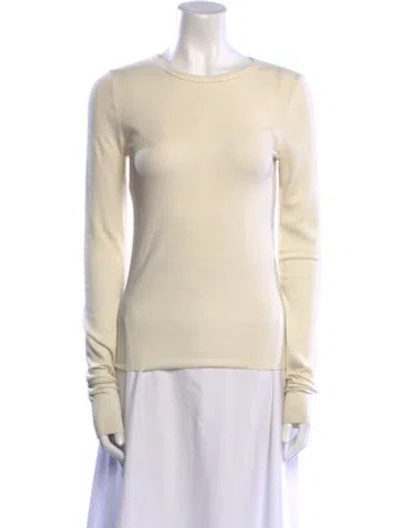 Pre-owned Éterne Crew Neck Long Sleeve Sweatshirt In Neutral