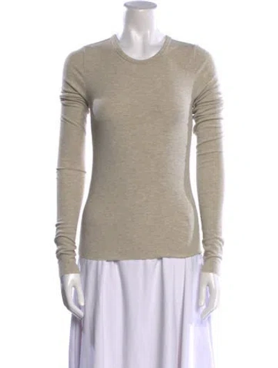 Pre-owned Éterne Crew Neck Long Sleeve Sweatshirt In Neutral