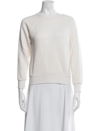 Pre-owned Éterne Crew Neck Long Sleeve Sweatshirt In Neutral