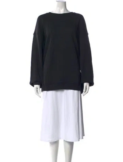 Pre-owned Éterne Crew Neck Long Sleeve Sweatshirt W/ Tags In Black