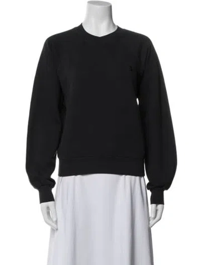 Pre-owned Éterne Crew Neck Long Sleeve Sweatshirt W/ Tags In Blue