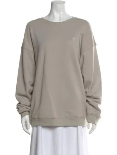 Pre-owned Éterne Crew Neck Long Sleeve Sweatshirt W/ Tags In Gray