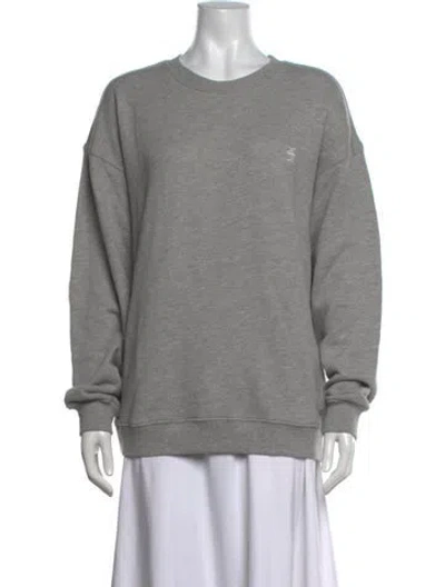 Pre-owned Éterne Crew Neck Long Sleeve Sweatshirt W/ Tags In Grey