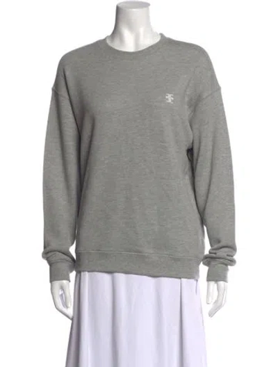 Pre-owned Éterne Crew Neck Long Sleeve Sweatshirt W/ Tags In Grey