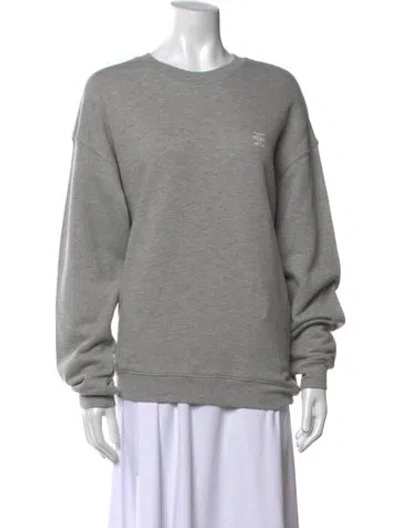 Pre-owned Éterne Crew Neck Long Sleeve Sweatshirt W/ Tags In Grey
