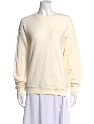 Pre-owned Éterne Crew Neck Long Sleeve Sweatshirt W/ Tags In Neutrals