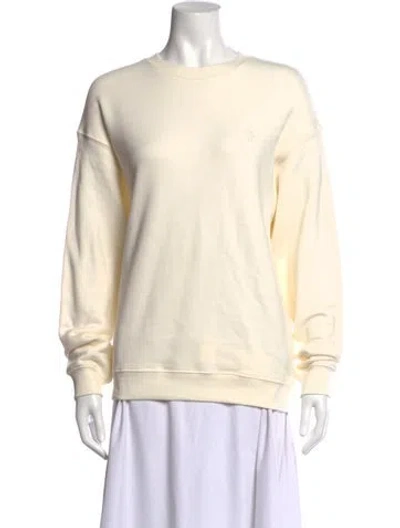 Pre-owned Éterne Crew Neck Long Sleeve Sweatshirt W/ Tags In Neutrals
