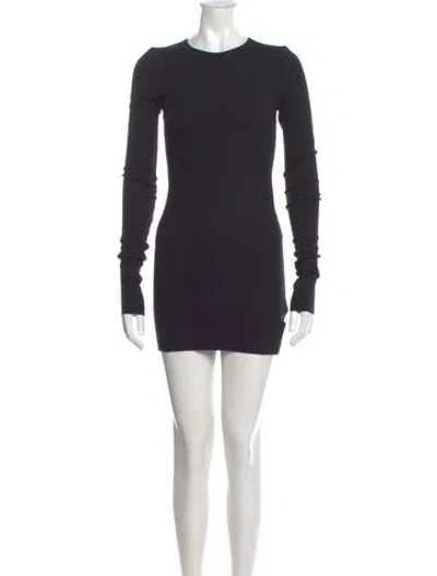Pre-owned Éterne Crew Neck Mini Dress W/ Tags In Black