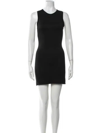 Pre-owned Éterne Crew Neck Mini Dress W/ Tags In Black