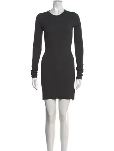 Pre-owned Éterne Crew Neck Mini Dress W/ Tags In Grey