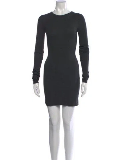 Pre-owned Éterne Crew Neck Mini Dress W/ Tags In Grey