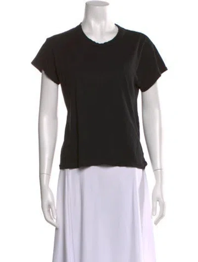 Pre-owned Éterne Crew Neck Short Sleeve T-shirt In Black