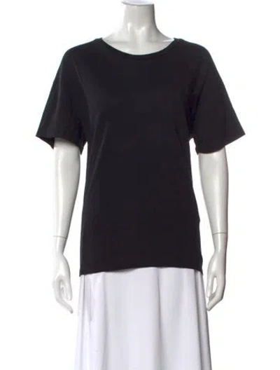 Pre-owned Éterne Crew Neck Short Sleeve T-shirt In Black