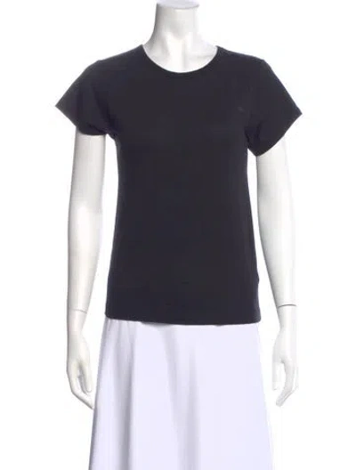 Pre-owned Éterne Crew Neck Short Sleeve T-shirt In Black