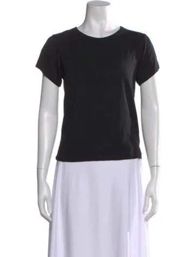 Pre-owned Éterne Crew Neck Short Sleeve T-shirt In Black