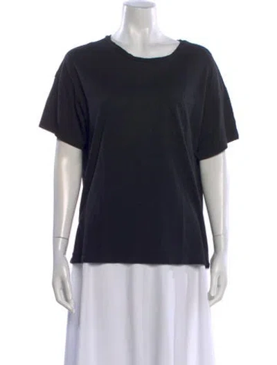 Pre-owned Éterne Crew Neck Short Sleeve T-shirt In Black