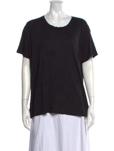 Pre-owned Éterne Crew Neck Short Sleeve T-shirt In Black