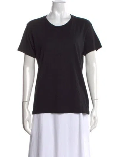 Pre-owned Éterne Crew Neck Short Sleeve T-shirt In Black