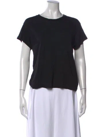 Pre-owned Éterne Crew Neck Short Sleeve T-shirt In Black