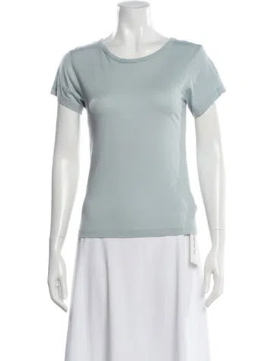 Pre-owned Éterne Crew Neck Short Sleeve T-shirt In Blue