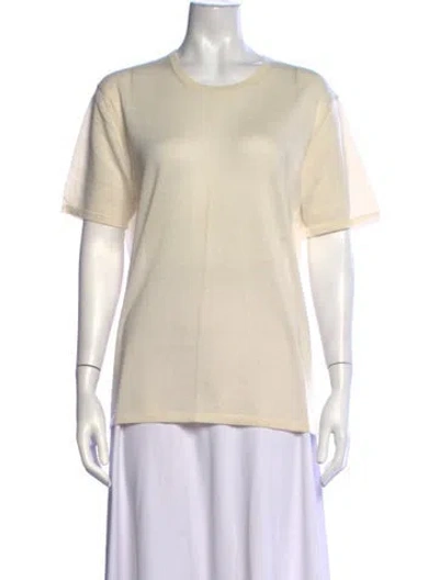 Pre-owned Éterne Crew Neck Short Sleeve T-shirt In Blue