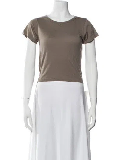 Pre-owned Éterne Crew Neck Short Sleeve T-shirt In Gray