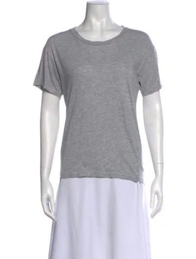 Pre-owned Éterne Crew Neck Short Sleeve T-shirt In Gray