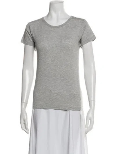 Pre-owned Éterne Crew Neck Short Sleeve T-shirt In Gray